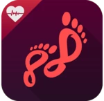 step tracker step counter pedometer android application logo